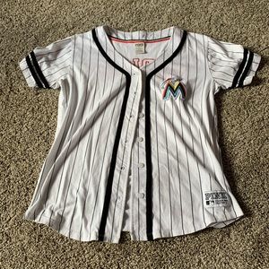 PINK Miami Marlins baseball jersey